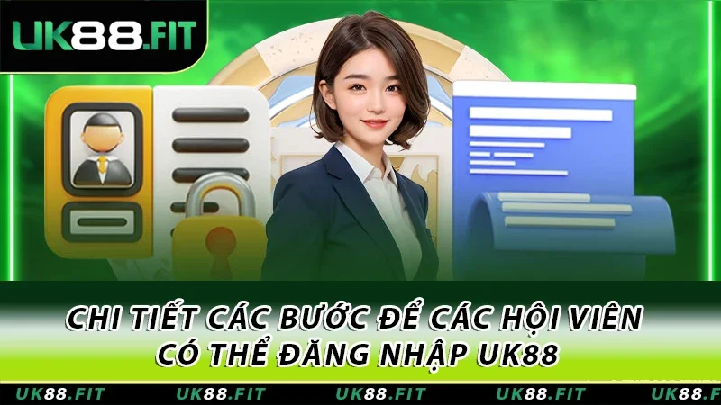 Chi tiết các bước để các hội viên có thể đăng nhập UK88