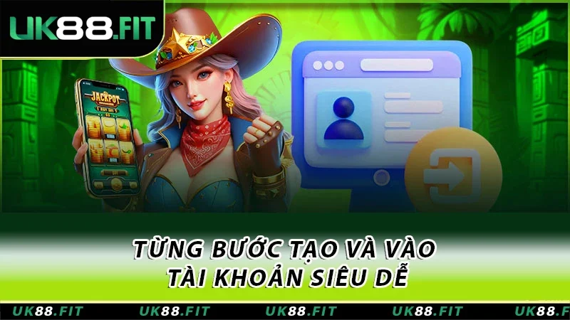 Từng bước tạo và vào tài khoản siêu dễ