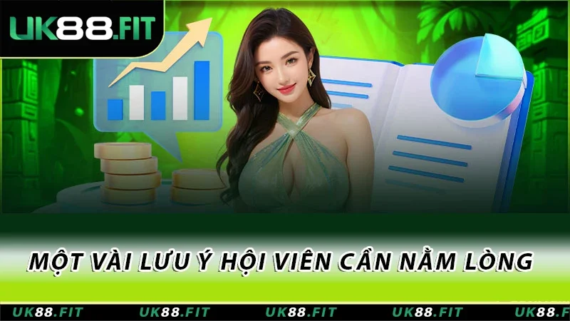 Một vài lưu ý hội viên cần nằm lòng